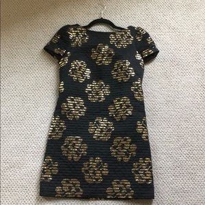 Milly metallic jacquard mini dress, 0
